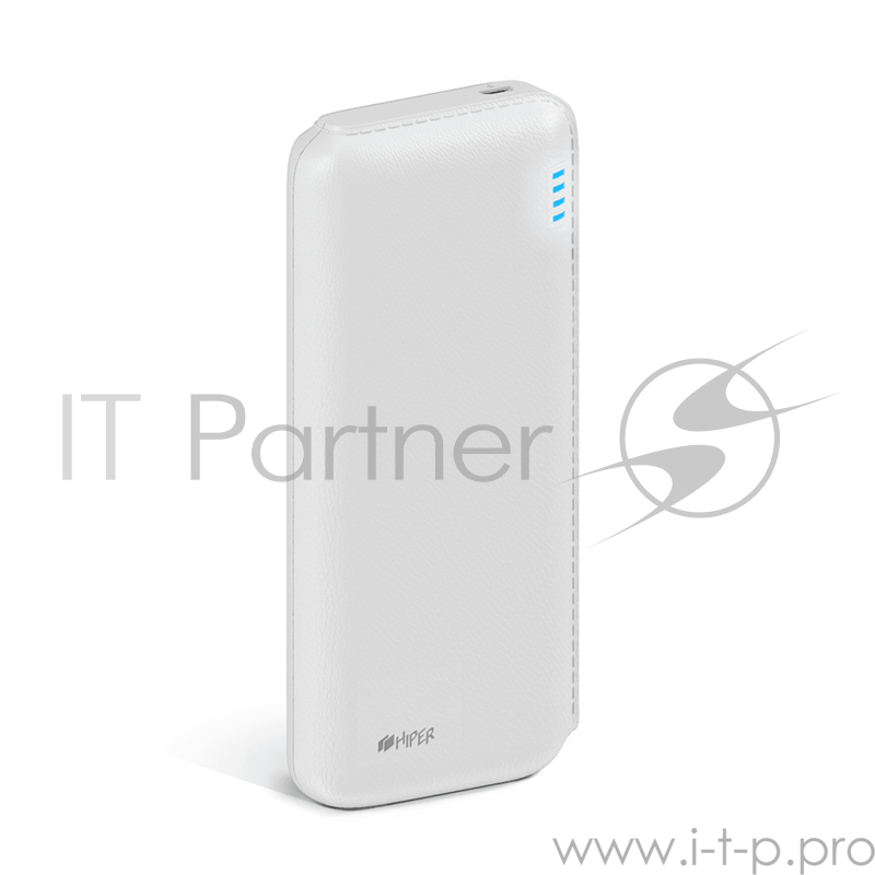 Мобильный аккумулятор Hiper SP12500 Li-Ion 12500mAh 2.1A+1A белый 2xUSB