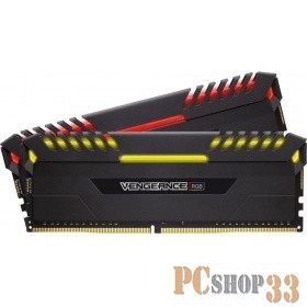 Память DDR4 CORSAIR 2x8Gb 2666MHz CMR16GX4M2A2666C16 RTL PC4-21300 CL16 DIMM 288-pin 1.2В kit