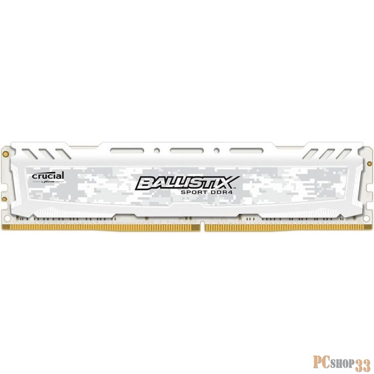 Память DDR4 16Gb 2x8Gb (pc-24000) 3000MHz Crucial Ballistix Sport LT White CL15 SRx8 BLS2K8G4D30AESC