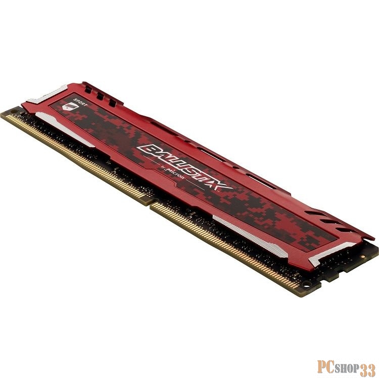 Память DDR4 16Gb 2x8Gb (pc-24000) 3000MHz Crucial Ballistix Sport LT Red CL15 SRx8 BLS2K8G4D30AESEK