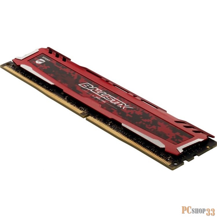 Память DDR4 16Gb (pc-25600) 3200MHz Crucial Ballistix Sport LT Red CL16 DRx8 BLS16G4D32AESE