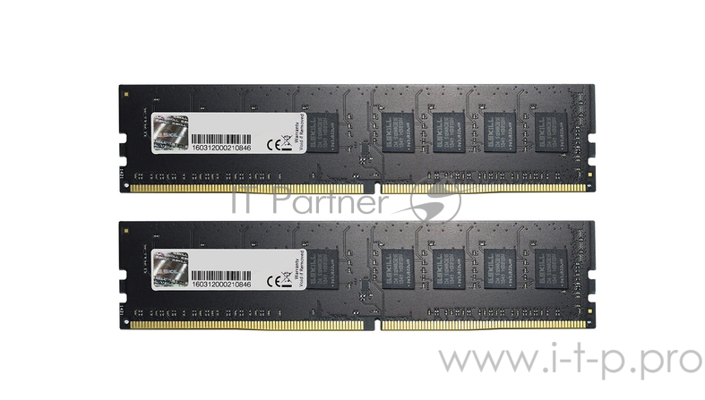 Модуль памяти DDR4 G.SKILL 16GB (2x8GB kit) 2666MHz CL19 PC4-21300 1.2V / F4-2666C19D-16GNT