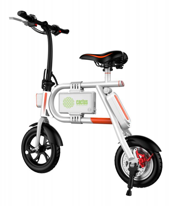 Электробайк Cactus CS-EBIKE-P1_WT 4400mAh белый