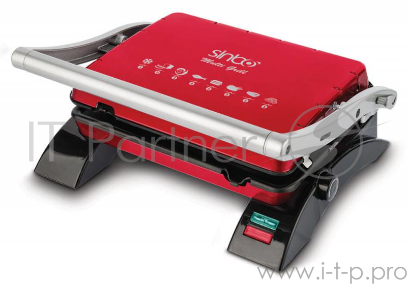 Электрогриль Sinbo SSM 2529 2000Вт красный