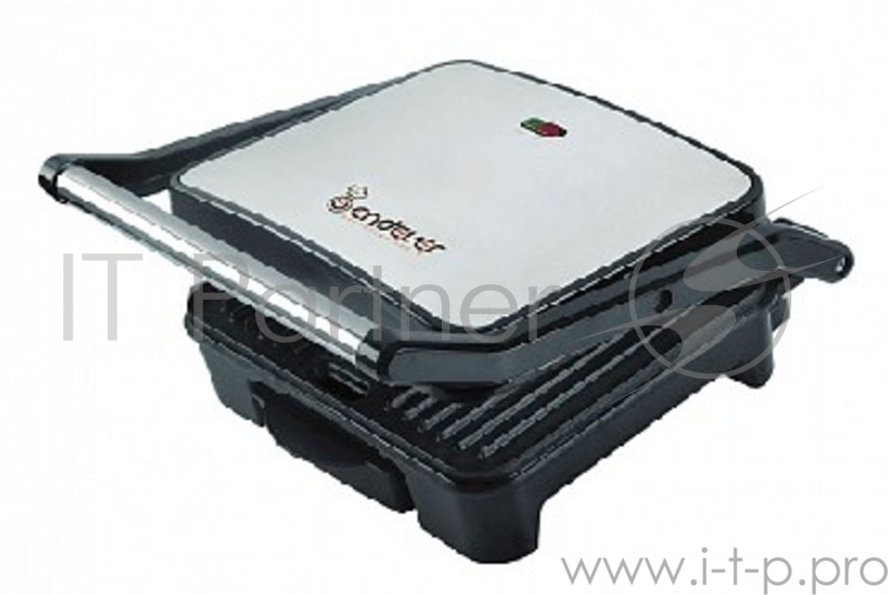 Электрогриль ENDEVER Grillmaster 117 серебристый/черный