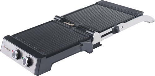 Электрогриль ENDEVER Grillmaster 230 2400 Вт. серебристый/черный