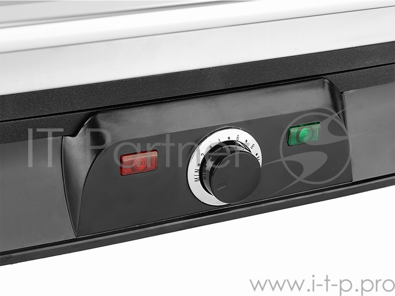 Электрогриль Kitfort KT-1627 серебристый/черный