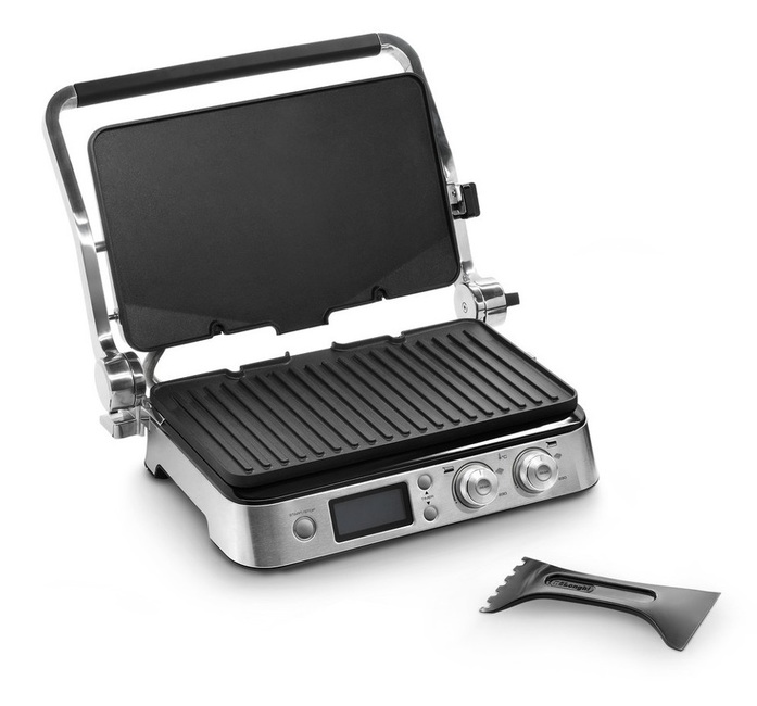 Электрогриль Delonghi CGH1012D 2000 Вт. серебристый/черный