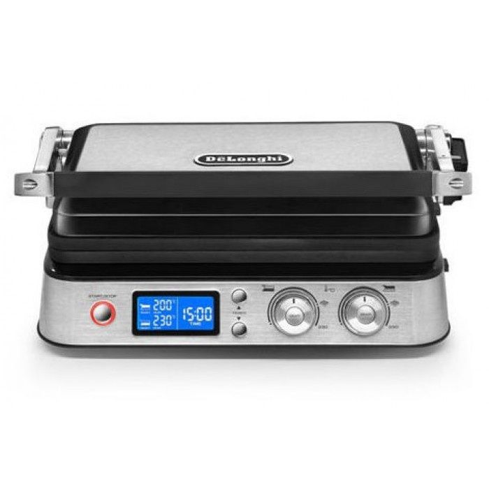 Электрогриль Delonghi CGH1012D 2000 Вт. серебристый/черный