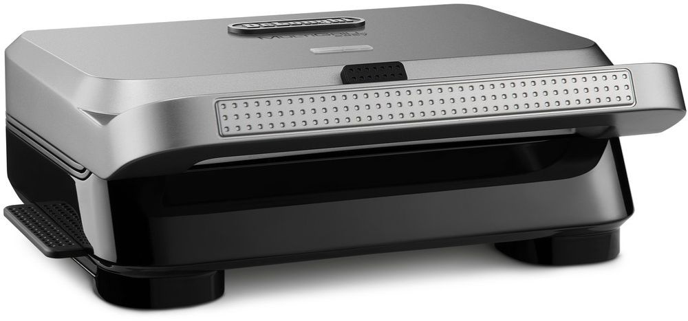 Электрогриль Delonghi SW12AC.S 800Вт серебристый/черный