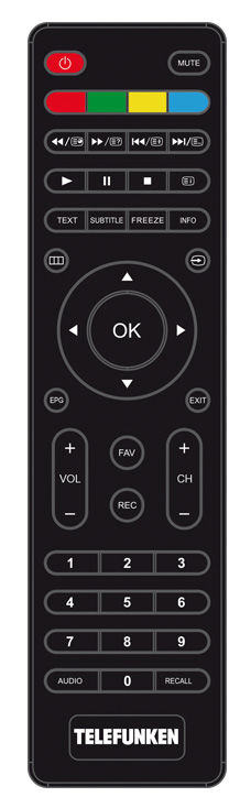 Телевизор LED 39 Telefunken TF-LED39S52T2 черный