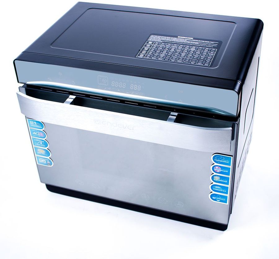 Мини-печь Endever Danko 4040, чёрный, 2100 Вт., объем 40 л., брожение, разогрев, аэрофритюр, йогурт,