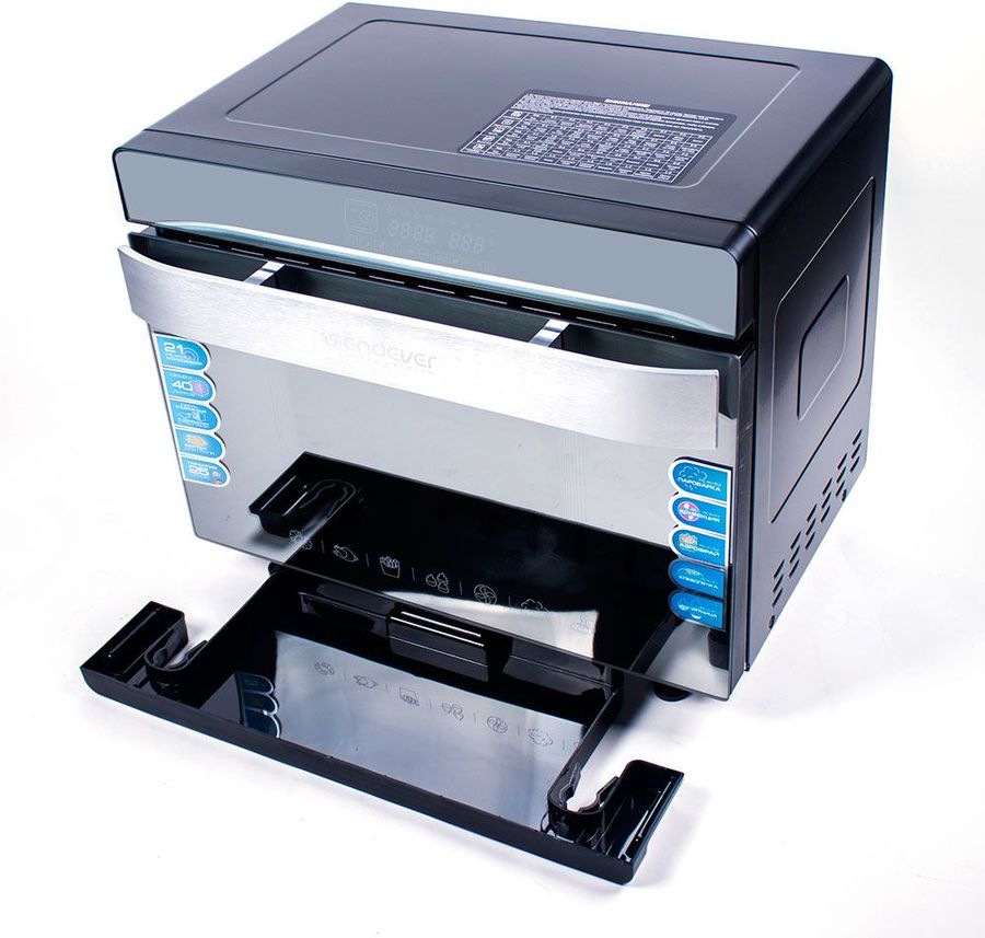 Мини-печь Endever Danko 4040, чёрный, 2100 Вт., объем 40 л., брожение, разогрев, аэрофритюр, йогурт,