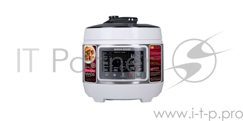 Мультиварка-скороварка Redmond RMC-PM503 5л 900Вт белый/серебристый