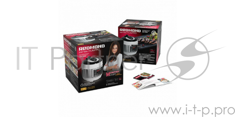 Мультиварка-скороварка Redmond RMC-PM503 5л 900Вт белый/серебристый