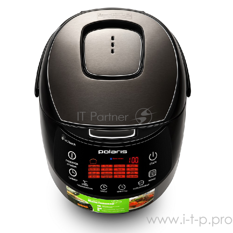 Мультиварка Polaris PMC 0517AD 5л 860Вт серебристый/черный