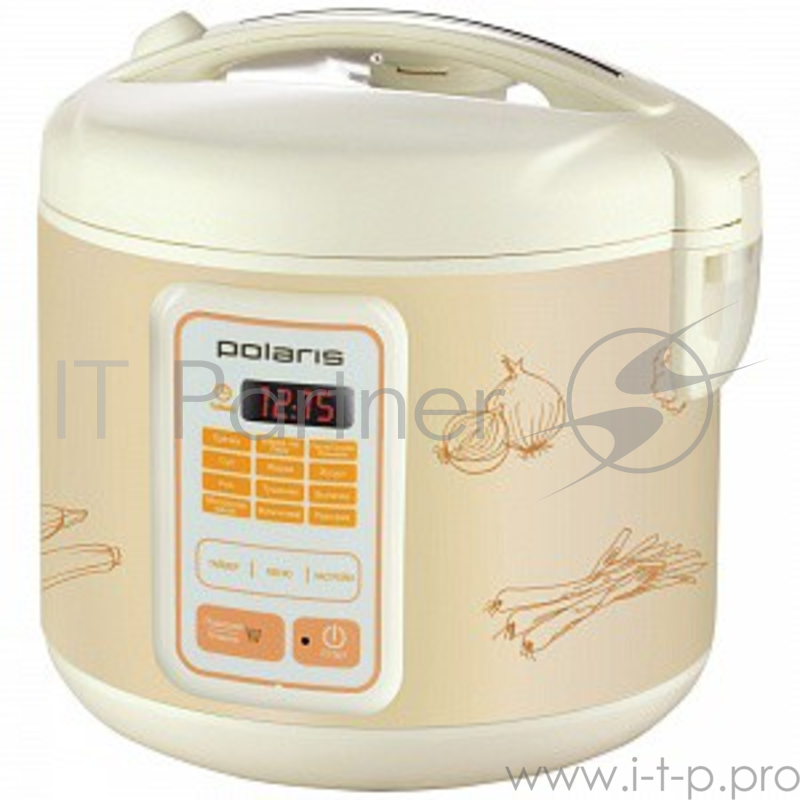 Мультиварка Polaris PMC 0507D бежевый/белый