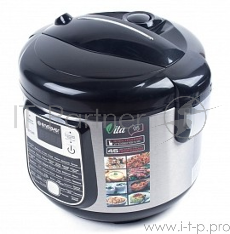 Мультиварка Endever Vita 95 черный/стальной