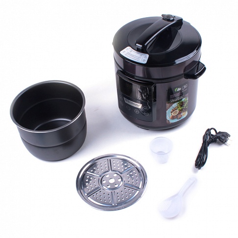 Скороварка-мультиварка электрическая Endever Vita-98 черный/ персидская слива