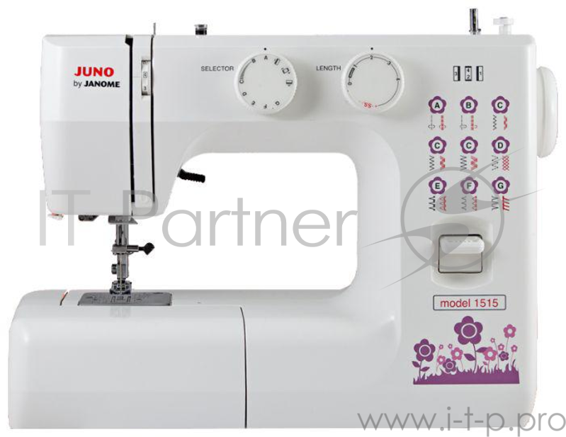 Швейная машина Janome Juno 1515 белый
