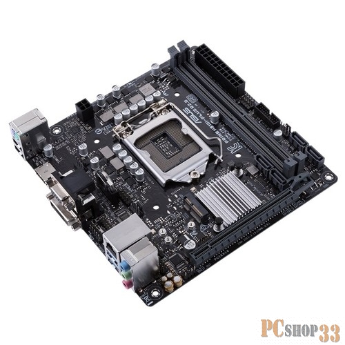Материнская плата ASUS PRIME H310I-PLUS R2.0 RTL {Socket 1151, iH310, 2*DDR4, PCI-E, SATA 6Gb/s, M.2, 8ch, GLAN, USB3.1, D-SUB + DVI-D + HDMI, mini-ITX}