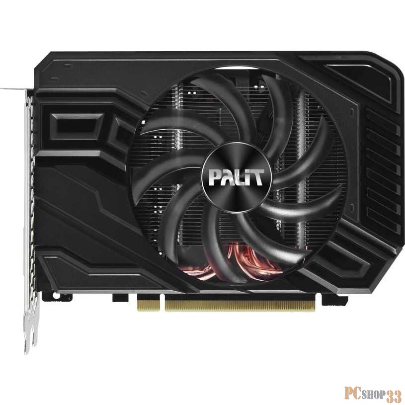 Видеокарта PALIT GeForce GTX1660Ti 6 GB STORMX 192bit GDDR6 DVI, HDMI, DP Ret 6166T018J9-161F