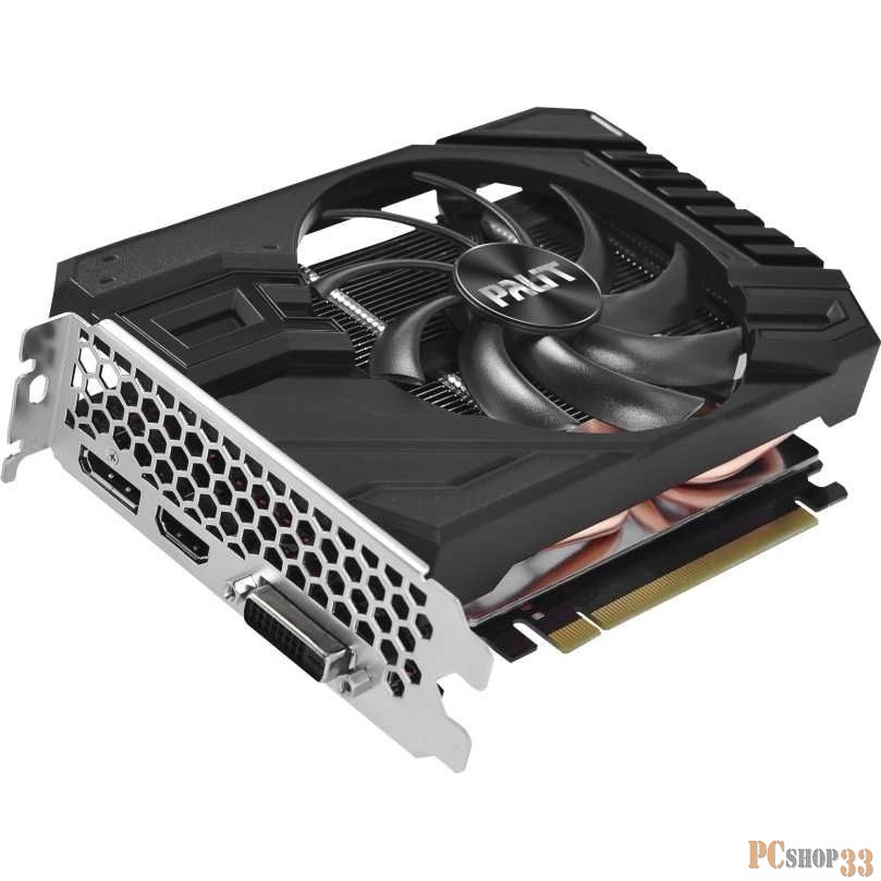 Видеокарта PALIT GeForce GTX1660Ti 6 GB STORMX 192bit GDDR6 DVI, HDMI, DP Ret 6166T018J9-161F