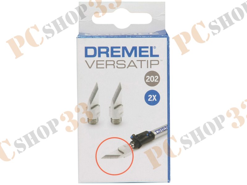 Аксессуар для газового паяльника - насадка Dremel 202 26150202JA, нож для горячей резки (2шт./уп.)