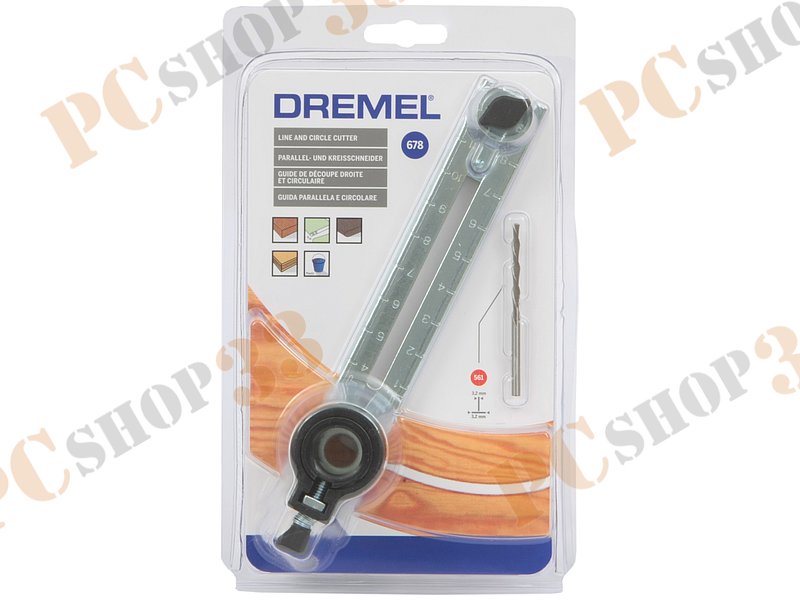 Аксессуар к инструменту - линейный фрезерный циркуль Dremel 678 26150678JA