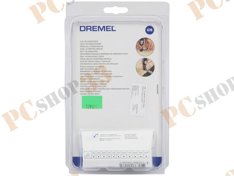 Аксессуар к инструменту - линейный фрезерный циркуль Dremel 678 26150678JA