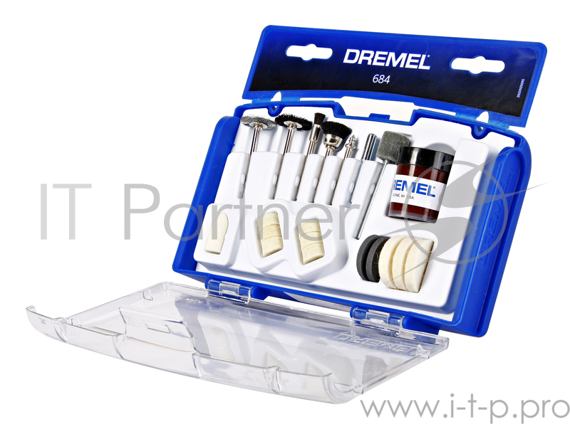 Аксессуар к инструменту - набор Dremel 684 26150684JA, для чистки и полировки
