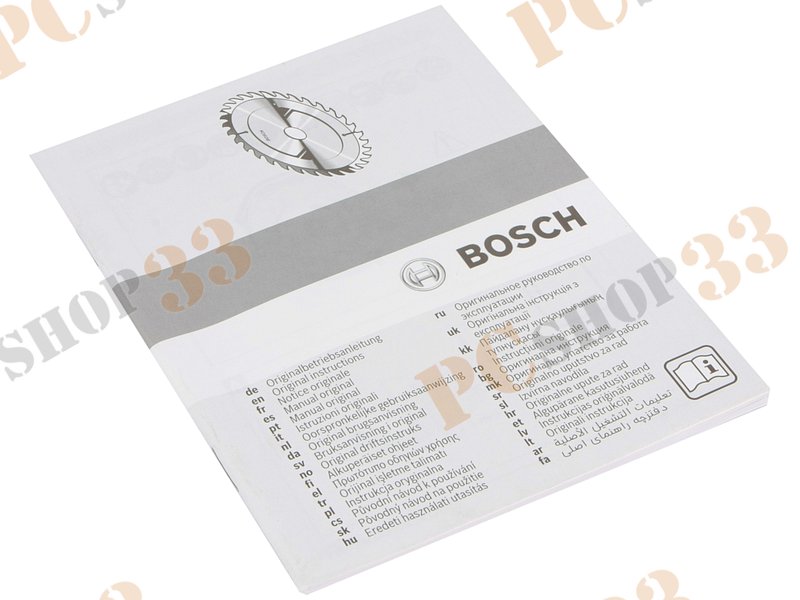 Оснастка к дисковой пиле пильный диск Bosch Optiline Wood 2608640444, по дереву