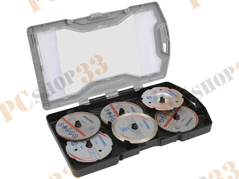 Оснастка к дисковой пиле набор отрезных кругов Dremel DSM705 2615S705JA, многофункциональный, для DSM20