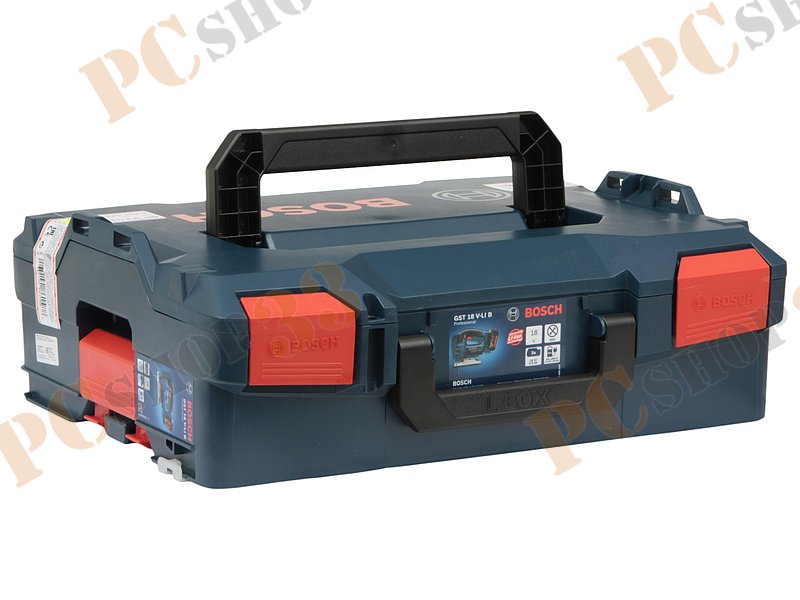 Электролобзик Bosch GST 18 V-LI B Professional 06015A6103, аккум. (Li-Ion 18В, 2700ход./мин.) + 3 пильных полотна + доп.аккум. + кейс