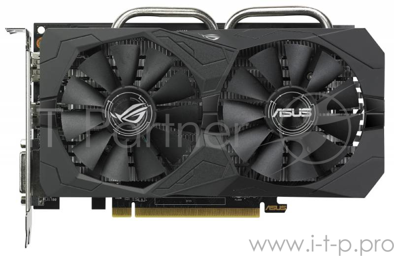 Видеокарта ASUS Radeon RX 560 4ГБ ROG-STRIX-RX560-O4G-GAMING (Radeon RX 560, DDR5, DVI, HDMI, DP) (PCI-E)