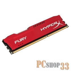 Модуль памяти 4ГБ DDR3 SDRAM Kingston HyperX FURY HX316C10FR/4 (PC12800, 1600МГц, CL10)