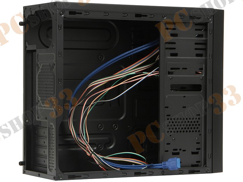 Корпус Minitower Codegen QORi M106B, mATX, черный (без БП)
