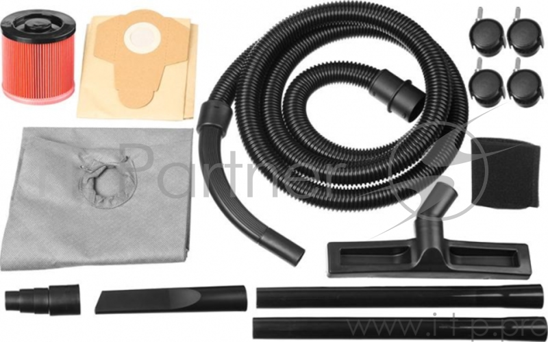 Электроинструменты ЗУБР Пылесос строительный ПУ-20-1400 М3 { модель М3-20, 20 л, 1400 Вт, сухая и влажная уборка, корпус из нержавеющей стали, розетка до 2000Вт }