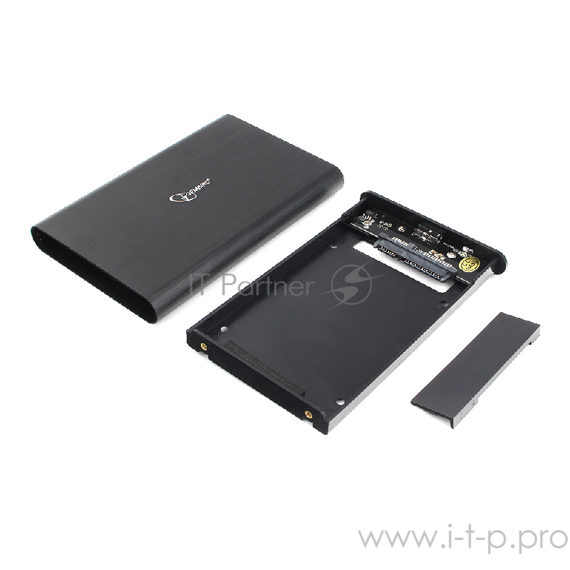 Контейнер для HDD Gembird EE2-U3S-50 Внешний корпус 2.5 чёрный, USB 3.0, SATA, до 2 Тб, алюминий