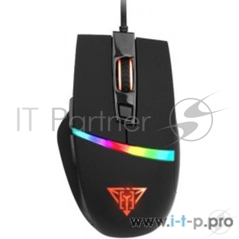 Клавиатуры, мыши Игровая мышь Qumo Dragon Eye M54 24125 {проводная, оптическая, 6 кнопок, прогр., подсветка 5 цветов flowing 800/1600/2400/3200 dpi}