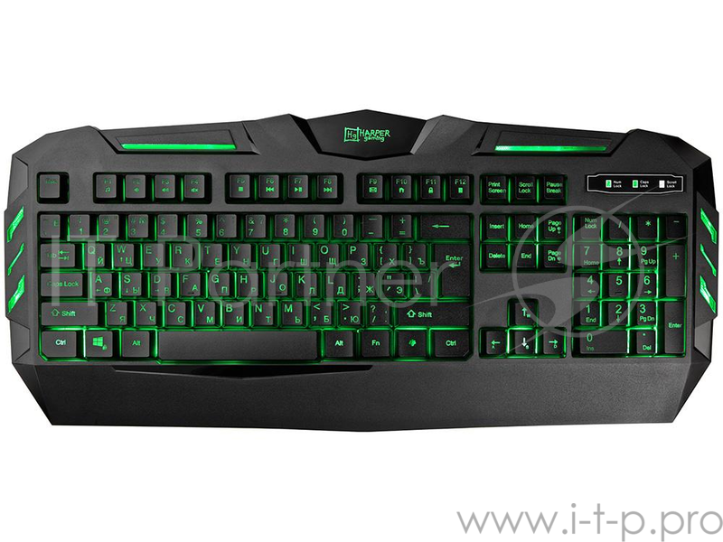 клавиатуры Harper Клавиатура Игровая HG Backfire GKB-15
