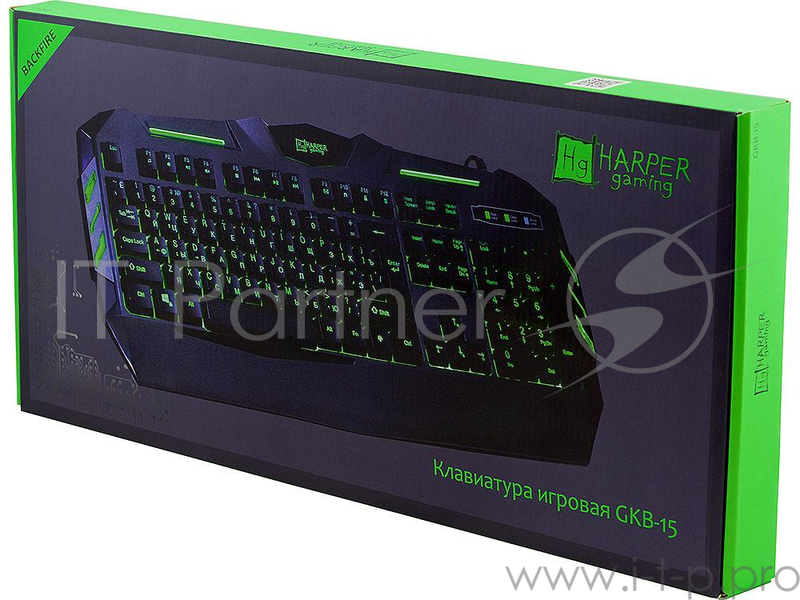 клавиатуры Harper Клавиатура Игровая HG Backfire GKB-15