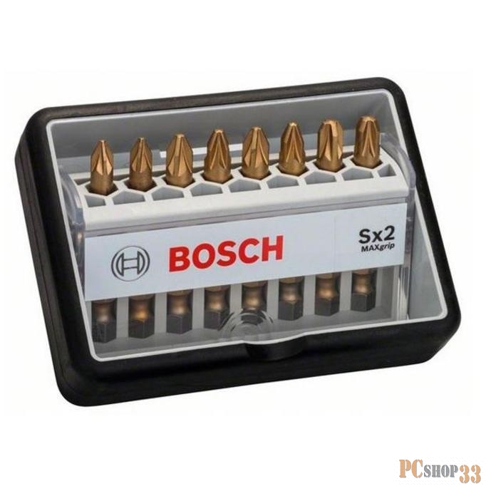 Биты Bosch 2607002571 8 БИТ TIN. PZ1/PZ2/PZ3 49ММ. ROBUST LINE