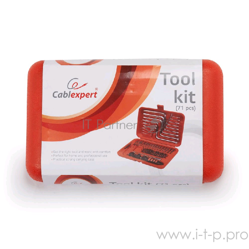 Набор инструментов Cablexpert TK-PRO-02 Набор инструментов (71 предмет)