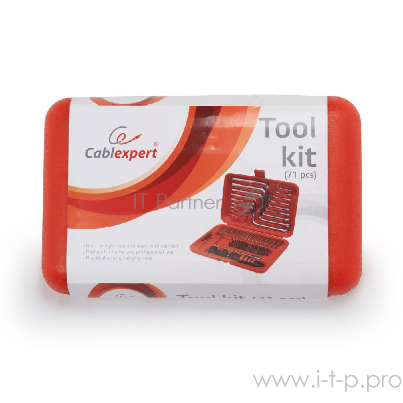 Набор инструментов Cablexpert TK-PRO-02 Набор инструментов (71 предмет)