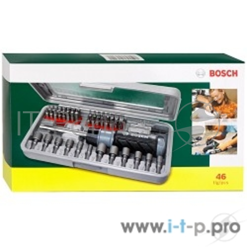 Наборы инструмента Bosch 46-ЧАСТ.НАБОР БИТ/ТОРЦ.КЛЮЧЕЙ PROMOLINE 2607019504
