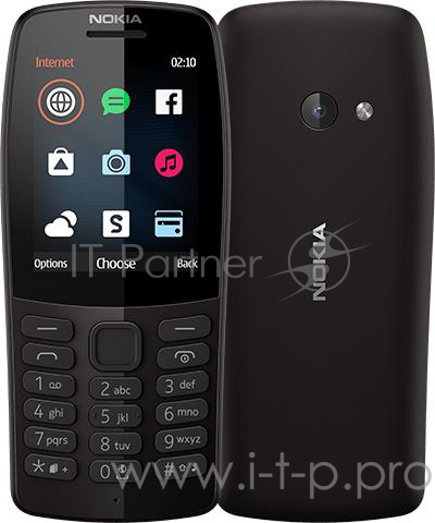 Мобильный телефон Nokia 210 DS Black 16OTRB01A02