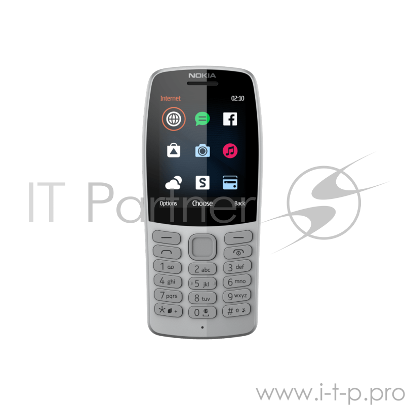 Мобильный телефон Nokia 210 DS Gray 16OTRD01A03