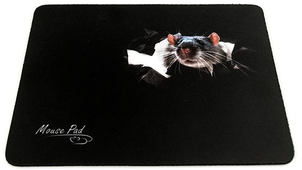 Коврики Dialog PM-H15 mouse черный, Коврик для мыши, размер 220x180x4 мм