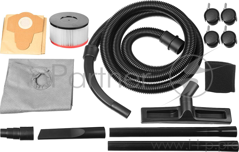 Электроинструменты ЗУБР Пылесос хозяйственный ПУ-15-1200 М1 { модель М1-15, 15 л, 1200 Вт, сухая и влажная уборка }
